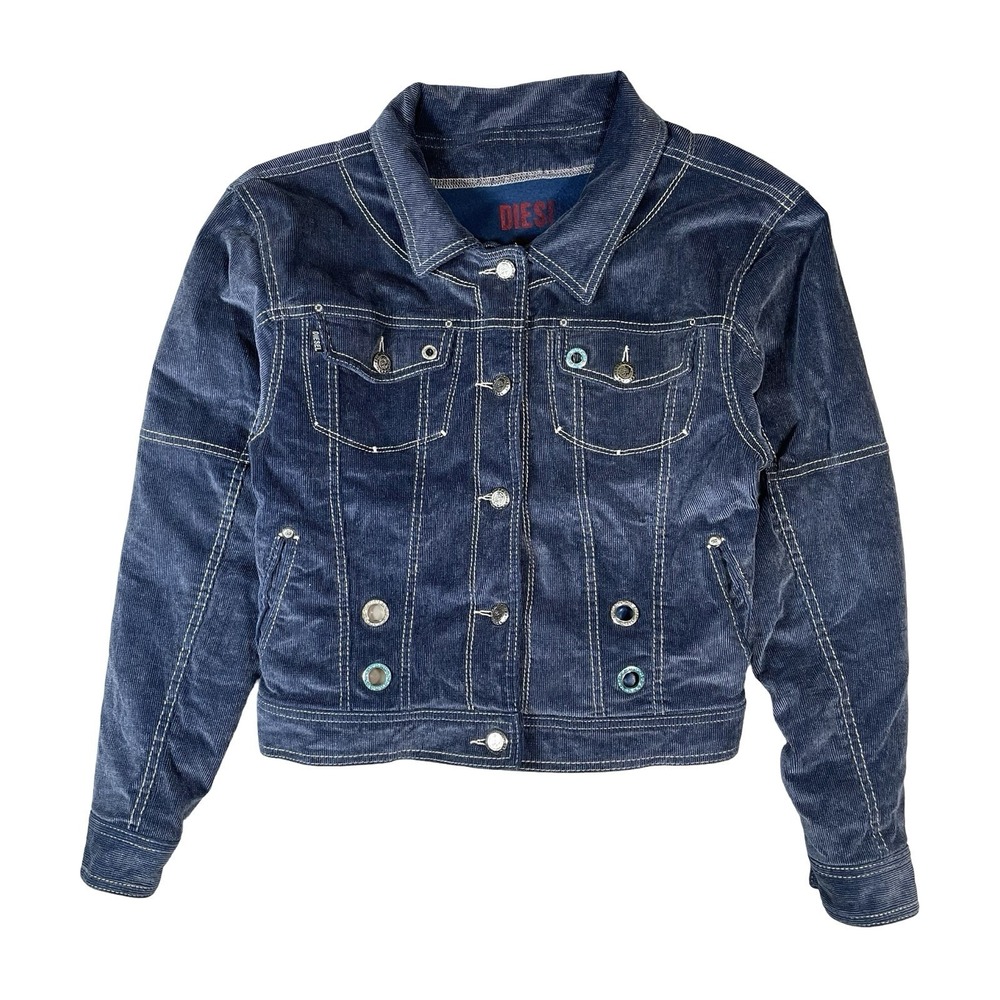 Diesel Cropped Blue Jacket